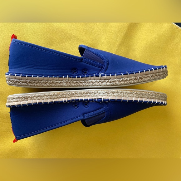 EUC!  Sea Star Beachware Water Shoes Espadrilles  Dark Navy - Picture 9 of 11